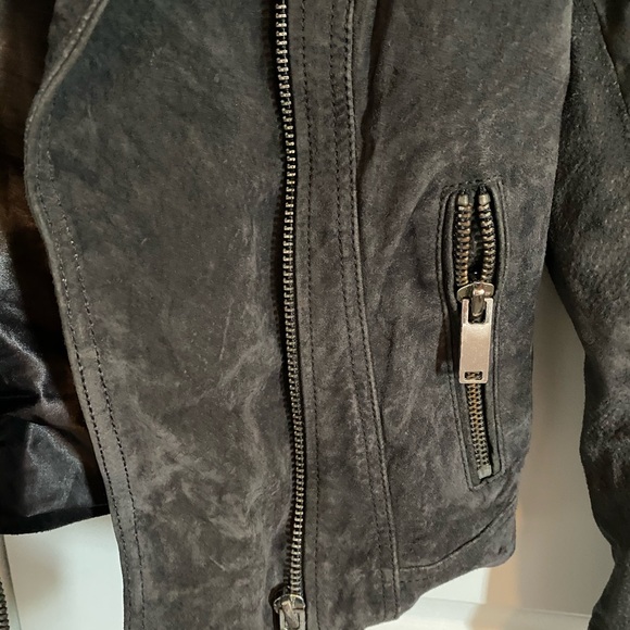 Bagatelle Suede Moto Jacket - Picture 6 of 9